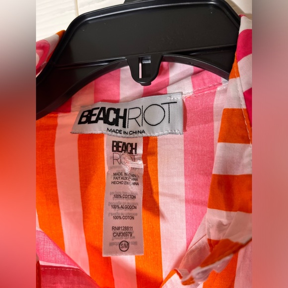 Beach Riot Alexa Top Size Small / Medium Sunset Stripes Coverup Beach Vacation - Picture 5 of 9